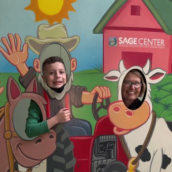 SAGE Center - Grandma and grandson having a blast at the SAGE Center! - Tours Near Me - Boardman, Oregon SAGE Center - Grandma and grandson having a blast at the SAGE Center! - Tours Near Me - Boardman, Oregon