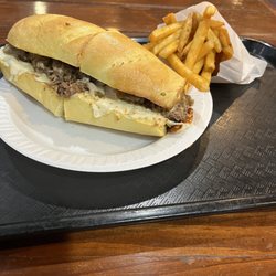 Frostop - My large Philly cheesesteak n season fries The Best