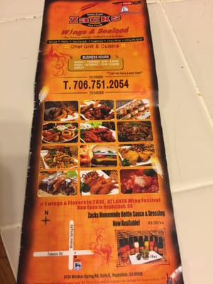 Menu photo 6 Zacks Wings & Seafood Hephzibah, GA
