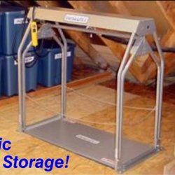 Texas Residential Elevator - Versa Lift is an electric cargo lift that helps store and retrieve cargo when you use your attic space as storage.