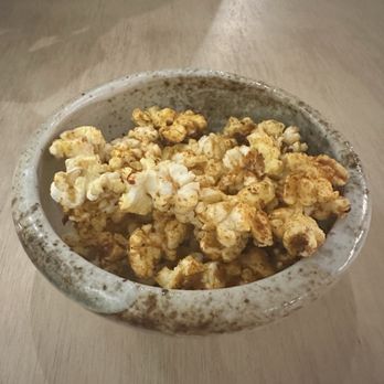 Steep - Popcorn with Chili Oil - Tea Rooms Near Me - Los Angeles, California Steep - Popcorn with Chili Oil - Tea Rooms Near Me - Los Angeles, California