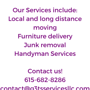 G3ts Services - Movers Near Me