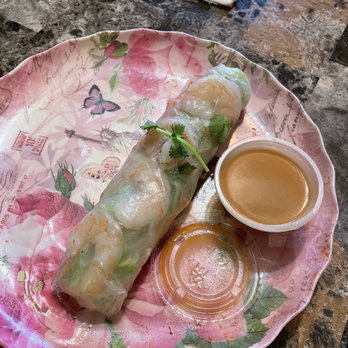A C Deli - The spring shrimp roll with peanut sauce ;)~ - Laotian Near Me - Fresno, California
