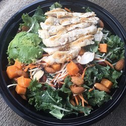 Rattlesnake Market And Cafe - The kale salad with grilled chicken and dressing on the side! This is one of my favorite kale salads in town!