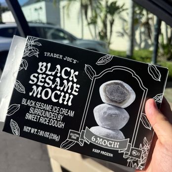 Trader Joe's - Sesame Mochi Ice Cream - Grocery Near Me - Pasadena, California