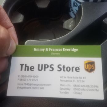 The UPS Store - Shipping Centers Near Me - Pensacola, Florida The UPS Store - Shipping Centers Near Me - Pensacola, Florida