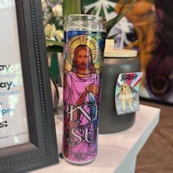 Jane Dispensary - Pink Jesus candle