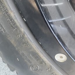 Paint scrapped off rim Paint scrapped off rim