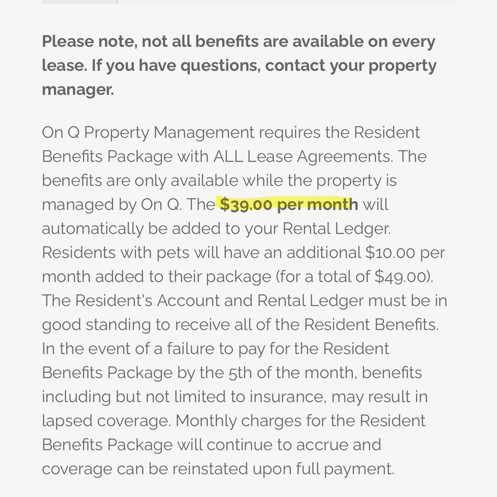 On Q Property Management - Additional Monthly Charge-on top of monthly rent! - Property Management Near Me - Gilbert, Arizona On Q Property Management - Additional Monthly Charge-on top of monthly rent! - Property Management Near Me - Gilbert, Arizona