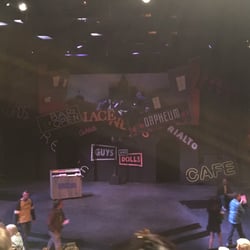 L.E. and Thelma E. - The Bistline Thrust Theater. ISU putting on Guys and Dolls. It was great.