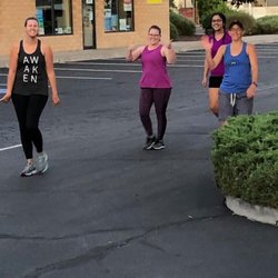 Core Obsession - Early morning smiles after a great workout!