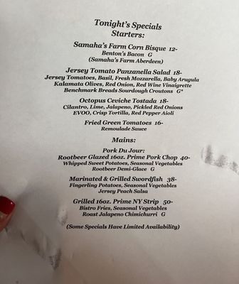 Menu photo 3 Drew's Bayshore Bistro Keyport, NJ