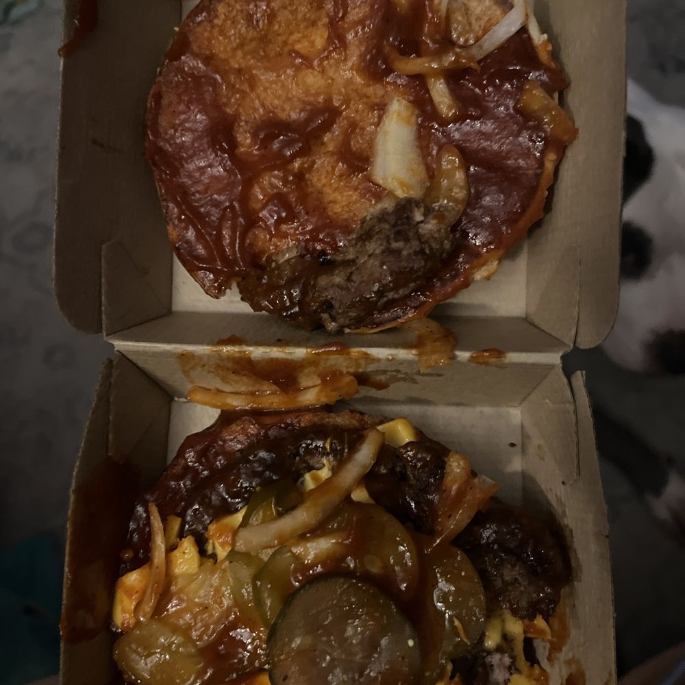 McDonald's - Picture doesn't even do justice to how much barbecue sauce was on there. Very sad. - Fast Food Near Me - West Allis, Wisconsin