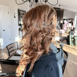 Studio Cathy HM Beauty - Side updo with added hair extensions