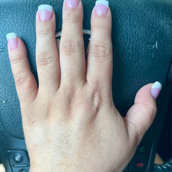 Majestic Nail Bar - My beautiful sexy pink and white nails. - Nail Salons Near Me - Suwanee, Georgia