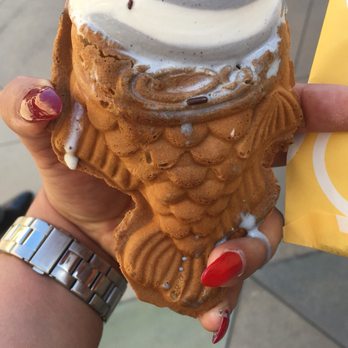 Somisomi - Koi fish waffle cone - Ice Cream & Frozen Yogurt Near Me - Irvine, California