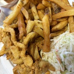 Fried Whole Clam Plate