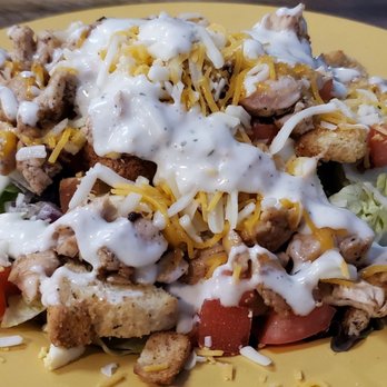 Xtreme Wings - Full Court Salad with Ranch Dressing - Chicken Wings Near Me - Jacksonville, Florida