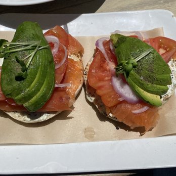 Driftwood Kitchen - Scottish Smoked Salmon Bagel - Seafood Near Me - Laguna Beach, California Driftwood Kitchen - Scottish Smoked Salmon Bagel - Seafood Near Me - Laguna Beach, California