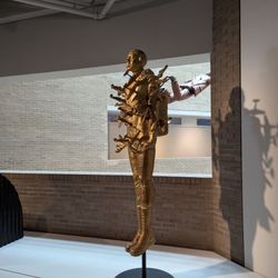 North Carolina Museum of Art - Michael Richards used his body as this mold for the art. He died when working at his studio at the World Trade Center on September 11th.