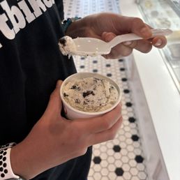 Cookie and cream ice cream Cookie and cream ice cream