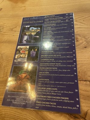 Menu photo 5 Bar Vanquish Newark, NJ