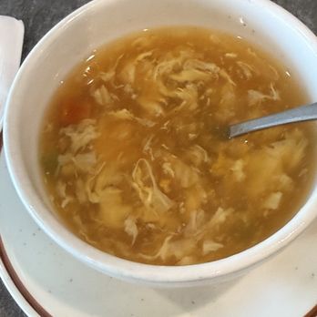 Royal Wok - Egg flower soup with a touch of soy sauce - Chinese Near Me - Orange, California