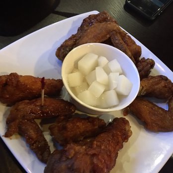 Bonchon - Soy garlic & spicy combo wings - Korean Near Me - Elk Grove, California