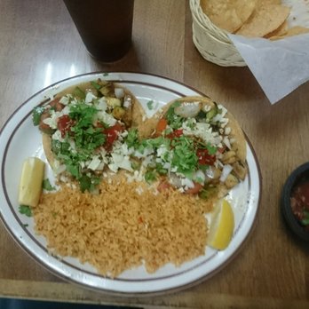 Casa Mendoza - Veggies tacos. Comes with rice and beans - Mexican Near Me - Three Rivers, California Casa Mendoza - Veggies tacos. Comes with rice and beans - Mexican Near Me - Three Rivers, California
