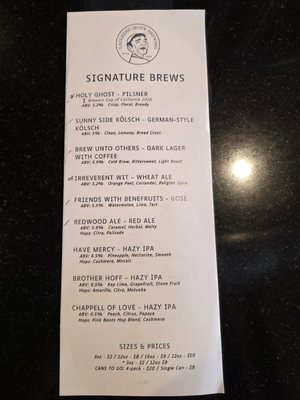 Menu photo 6 Laughing Monk Brewing Sunnyvale, CA Menu photo 6 Laughing Monk Brewing Sunnyvale, CA