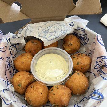 Grégoire - Potato puffs with garlic and Parmesan (+2) - French Near Me - Berkeley, California