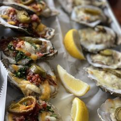 Big Daddy's Oyster Bar - Dave's favorite oysters and the jalapeño with Jack oysters were amazing!!!