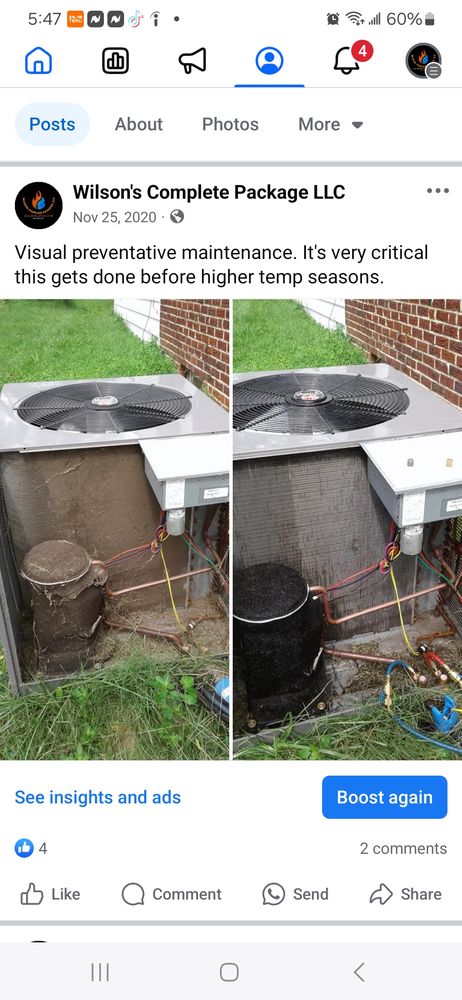 Slide of Wilson's Complete Package