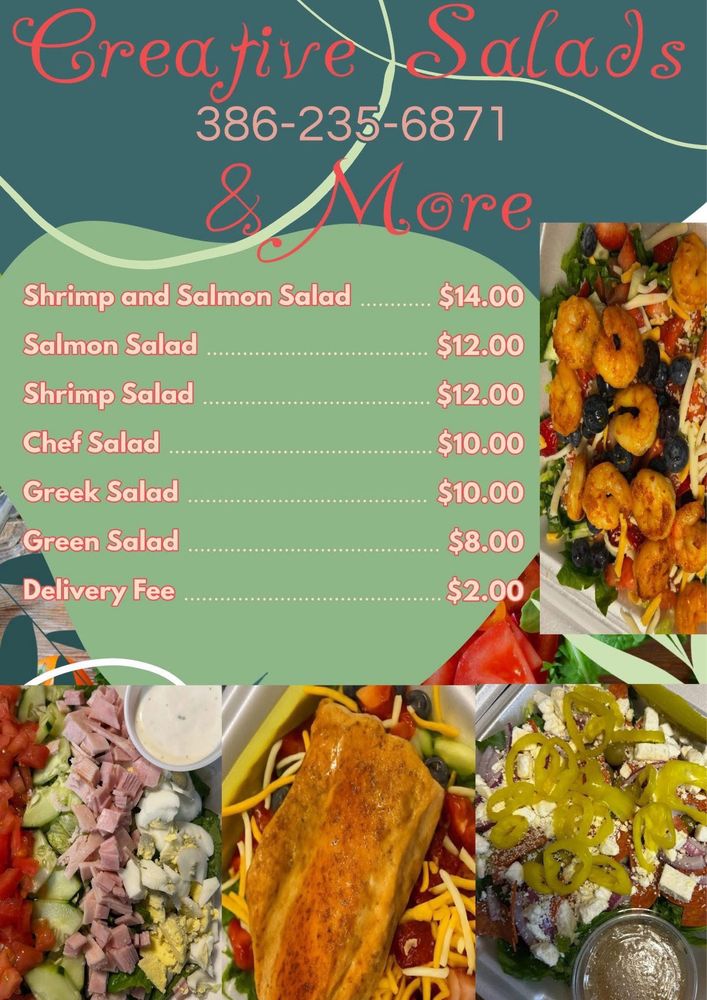 Food from Creative Salads and More