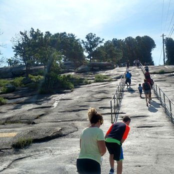 Stone Mountain Park - Here begins the steep climb. - Parks Near Me - Stone Mountain, Georgia