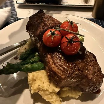 J's Restaurant And Bar - Steak and corn bread. - Pizza Near Me - Horseshoe Bay, Texas