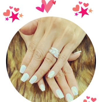 Classic Nails - # white# powdered # unicorn # crome nails - Nail Salons Near Me - Anaheim, California Classic Nails - # white# powdered # unicorn # crome nails - Nail Salons Near Me - Anaheim, California