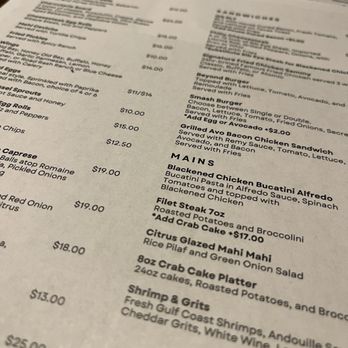 CLOCK Restoration Kitchen & Bar - Menu - Cocktail Bars Near Me - Baltimore, Maryland