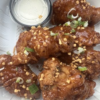 Jenny's Grill - Soy garlic chicken wings - Korean Near Me - Fredericksburg, Virginia