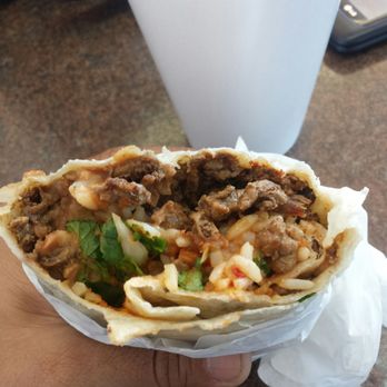 Tam's Burgers - Asad burrito.  Pretty good. - Burgers Near Me - Compton, California