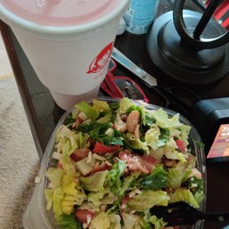 Strawberry pecan salad half size