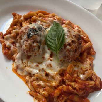 Robke’s - Cavatelli with meatball and fresh mozzarella - American Near Me - Northport, New York