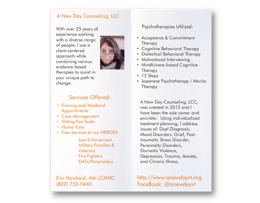 A New Day Counseling - grief counselor in Rutland, VT