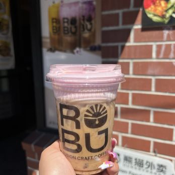 Robu Coffee - Cherry Blossom Latte *seasonal drink* - Coffee & Tea Near Me - Mountain View, California Robu Coffee - Cherry Blossom Latte *seasonal drink* - Coffee & Tea Near Me - Mountain View, California