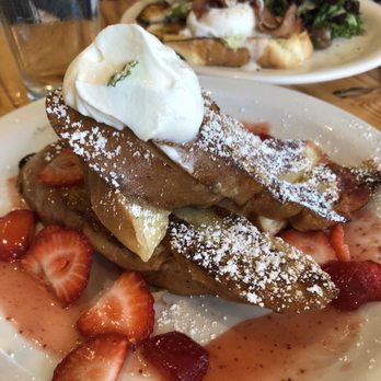 Cream Pot - Cheesecake stuffed French toast with strawberries and whipped cream. - Breakfast & Brunch Near Me - Honolulu, Hawaii