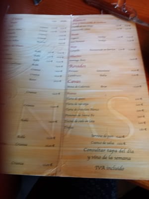 Menu photo 1 Taberna de Torneo Seville, SE