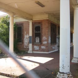 Ukiah Railroad Depot - Inside the fence