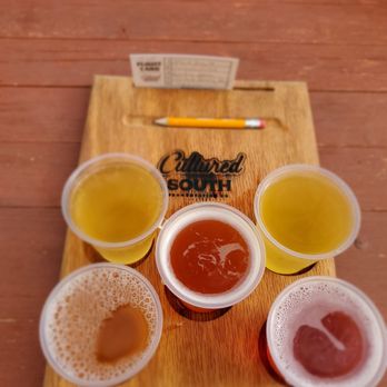 Cultured South - Kombucha Flight - Coffee & Tea Near Me - Atlanta, Georgia