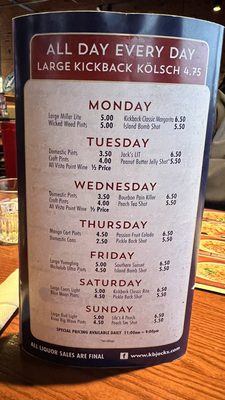 Menu photo 4 Kickback Jack's Suffolk, VA Menu photo 4 Kickback Jack's Suffolk, VA