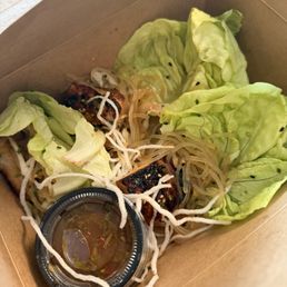 Misoyaki Cod Lettuce Cups Misoyaki Cod Lettuce Cups